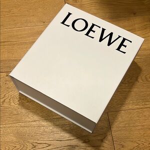 Loewe White Logo Presentation purse Box